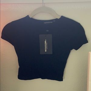 pretty little thing crop tee